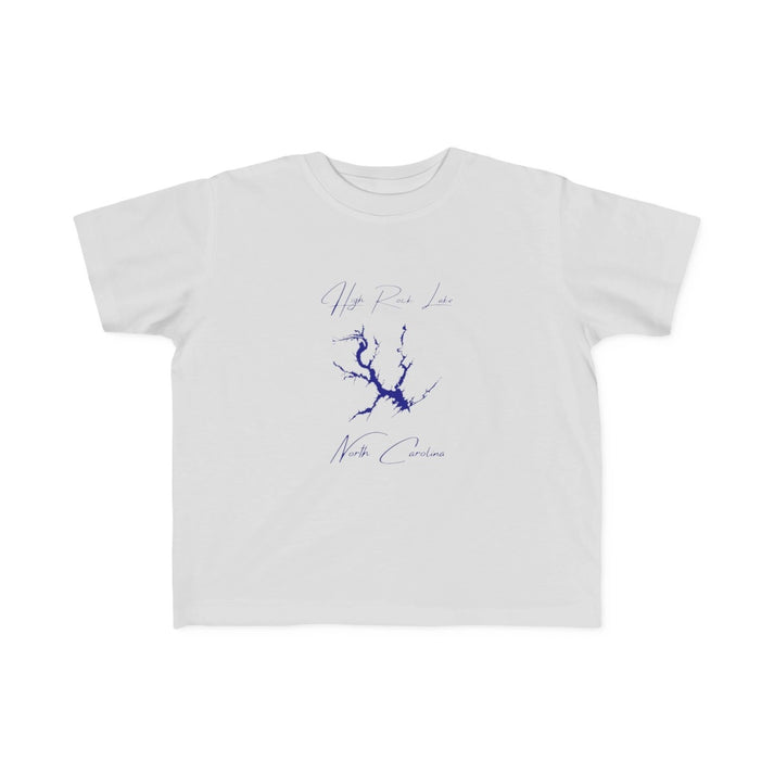 North  Carolina  High  Rock  Lake  Toddler  T-shirt  front  position  view  from  front  silver.webp