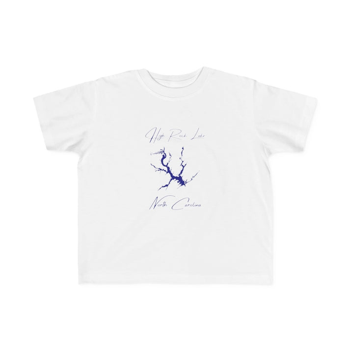 North  Carolina  High  Rock  Lake  Toddler  T-shirt  front  position  view  from  front  white.webp