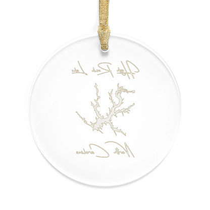 North  Carolina  High  Rock  Lake  Tree  Ornament  other  position  view  from  back  round.webp