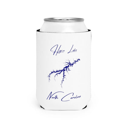 North  Carolina  Hyco  Lake  Can  Koozie  front  position  view  from  front-2  white.webp