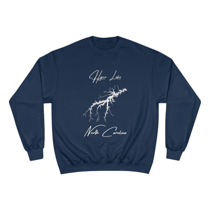 North  Carolina  Hyco  Lake  Sweatshirt  front  position  view  from  front  navy.webp