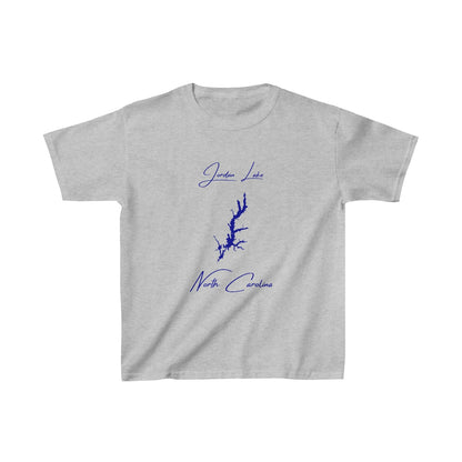 North  Carolina  Jordan  Lake  Youth  T-shirt  front  position  view  from  front  sport  grey.webp