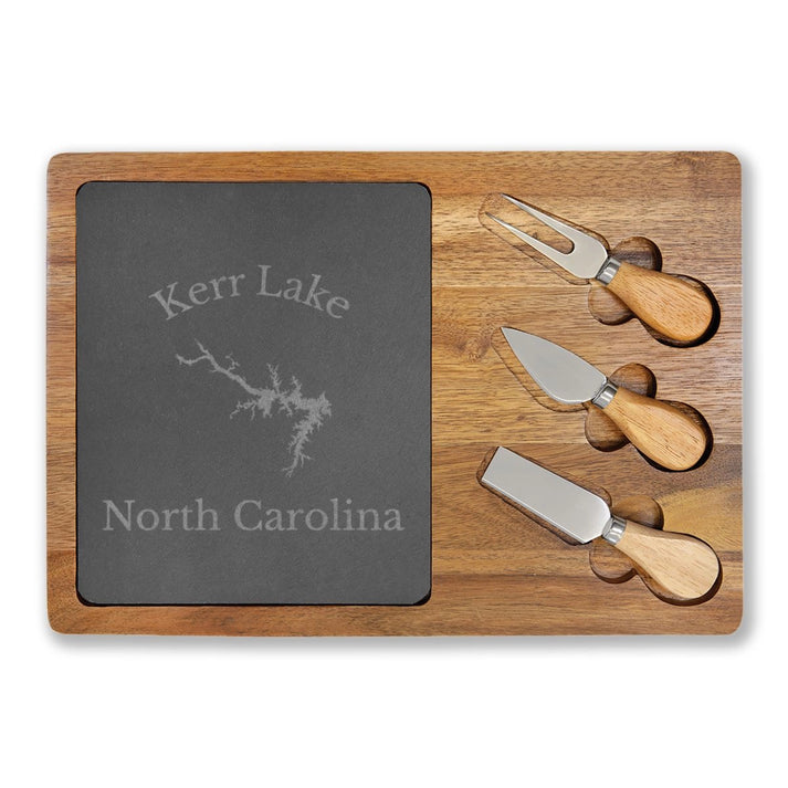 North  Carolina  Kerr  Lake  Engraved  Charcuterie  Board  other  position  view  from  front  13  3  4  x  9  3  4.webp