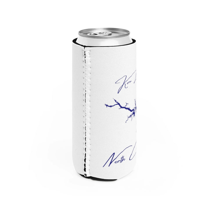 North  Carolina  Kerr  Lake  Slim  Can  Koozie  all  position  view  from  right  white.webp