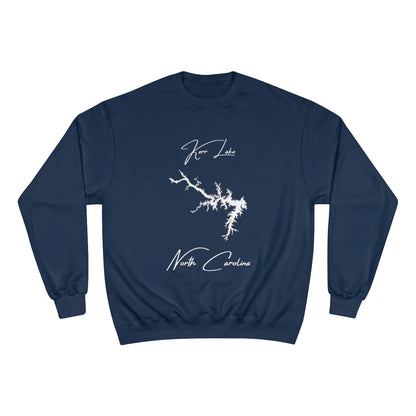 North  Carolina  Kerr  Lake  Sweatshirt  front  position  view  from  front  navy.webp