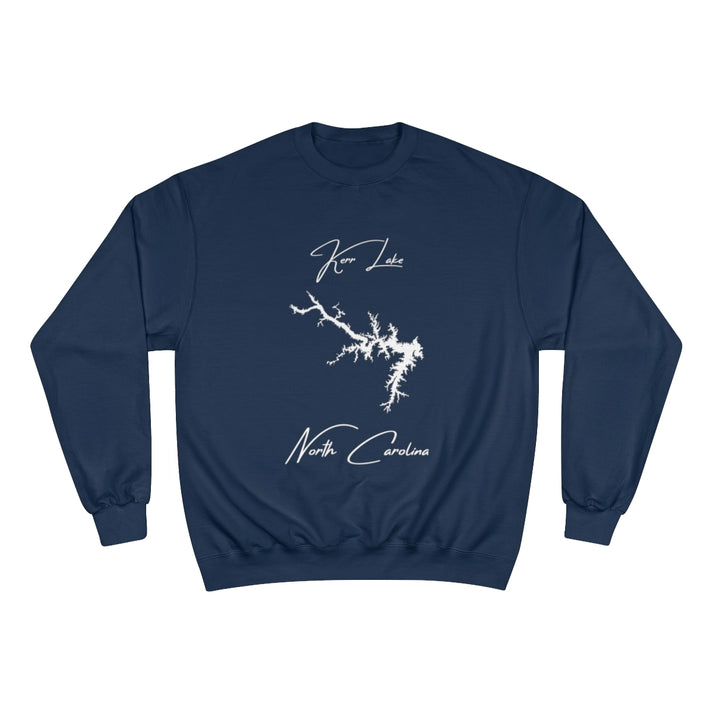 North  Carolina  Kerr  Lake  Sweatshirt  front  position  view  from  front  navy.webp