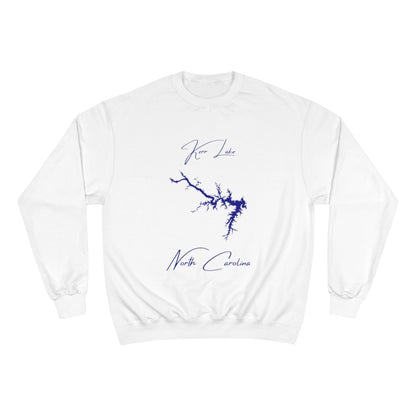 North  Carolina  Kerr  Lake  Sweatshirt  front  position  view  from  front  white.webp