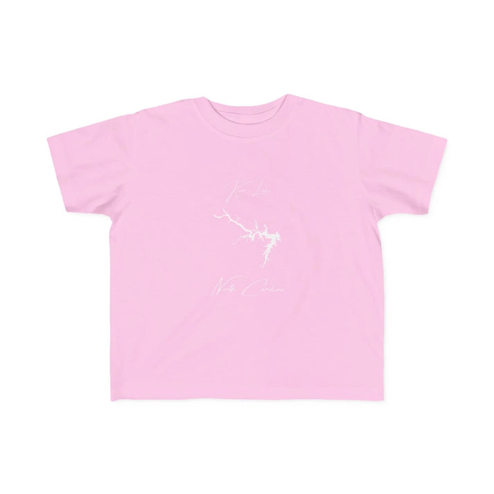North  Carolina  Kerr  Lake  Toddler  T-shirt  front  position  view  from  front  pink.webp