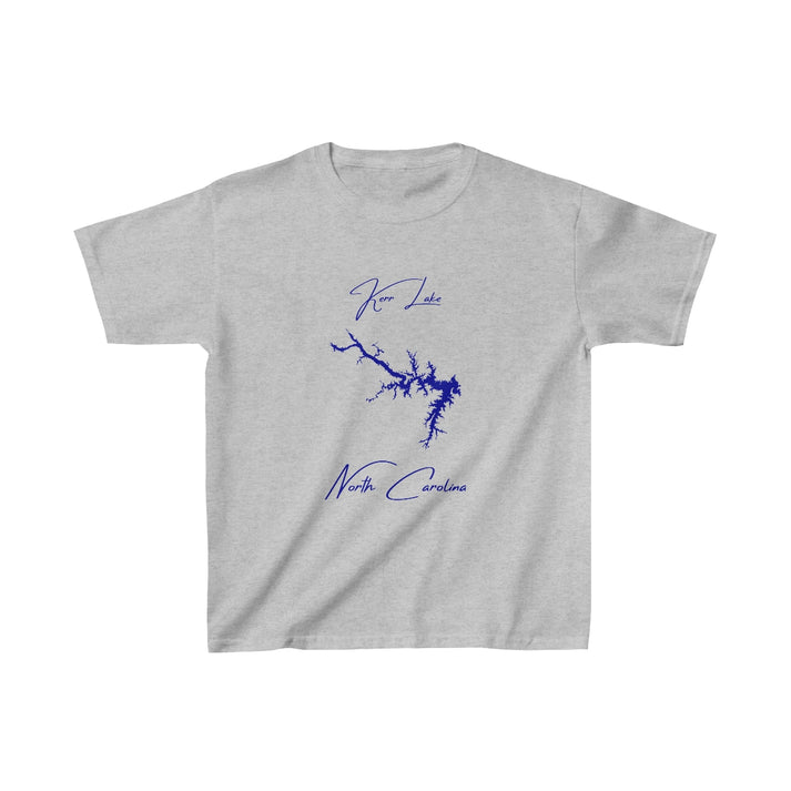 North  Carolina  Kerr  Lake  Youth  T-shirt  front  position  view  from  front  sport  grey.webp