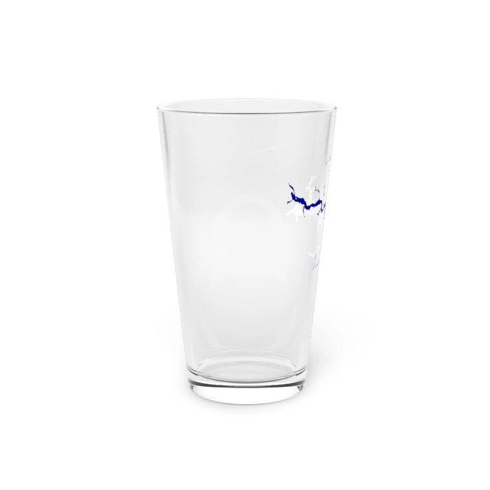 North  Carolina  Lake  Gaston  16oz  Pint  Glass  front  position  view  from  left  16oz.webp