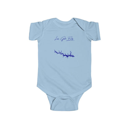 North  Carolina  Lake  Gaston  Onesie  front  position  view  from  front  light  blue.webp