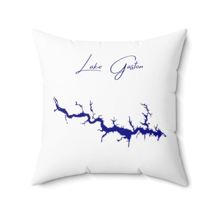 North  Carolina  Lake  Gaston  Pillow  front  position  view  from  back  20  x  20.webp