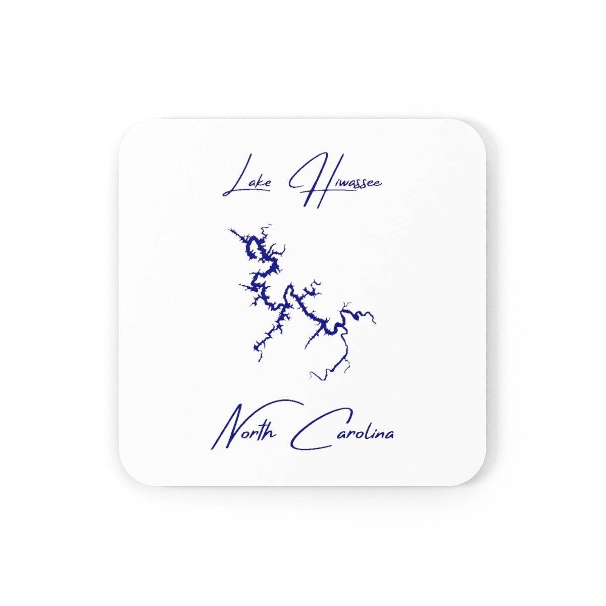 North  Carolina  Lake  Hiwassee  Coaster  Set  front  position  view  from  front  3.75  x  3.75.webp