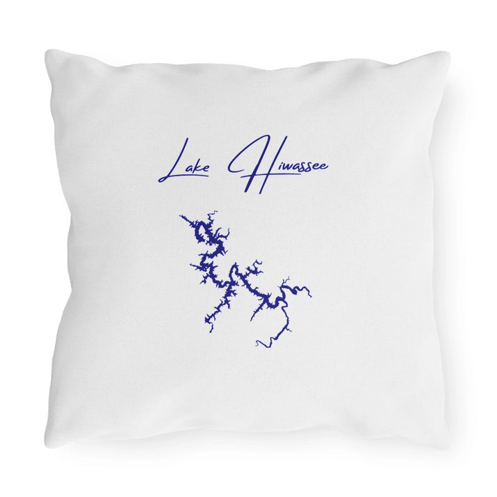 North  Carolina  Lake  Hiwassee  Outdoor  Pillow  back  position  view  from  back  16  x  16.webp