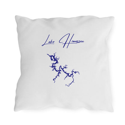 North  Carolina  Lake  Hiwassee  Outdoor  Pillow  back  position  view  from  back  18  x  18.webp