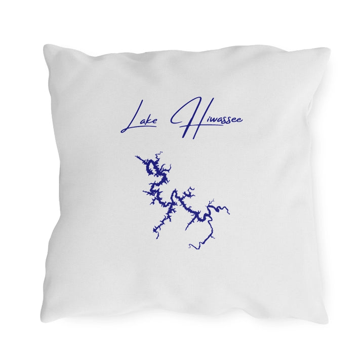 North  Carolina  Lake  Hiwassee  Outdoor  Pillow  back  position  view  from  back  18  x  18.webp