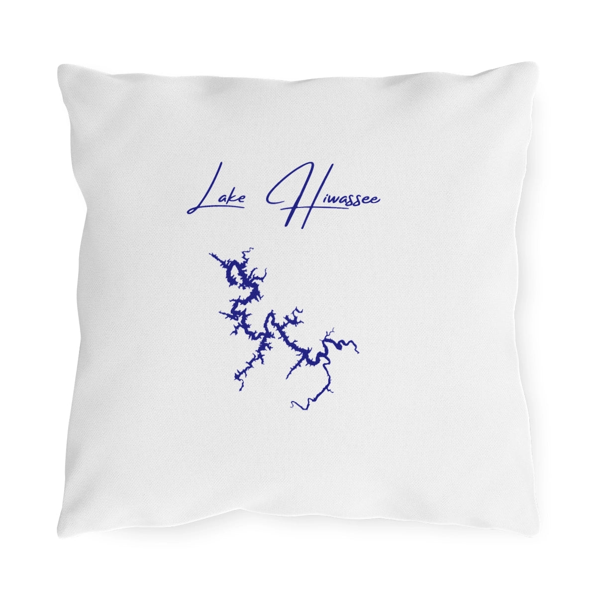 North  Carolina  Lake  Hiwassee  Outdoor  Pillow  front  position  view  from  front  16  x  16.webp