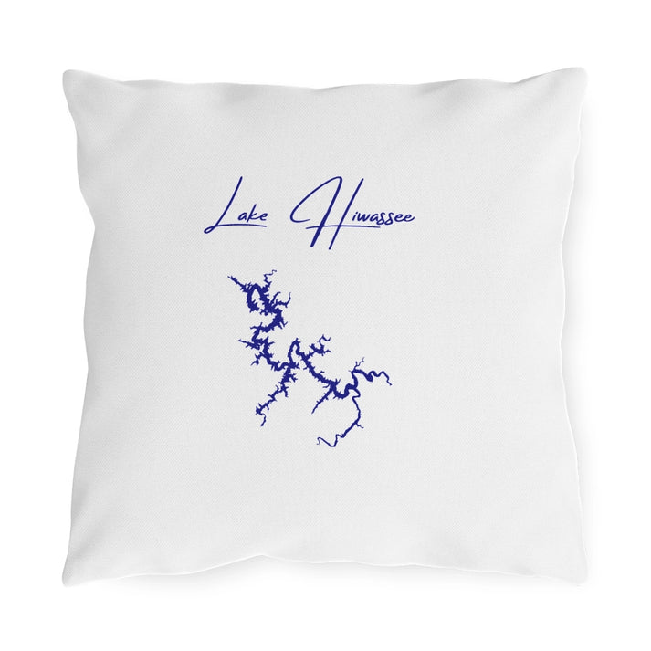North  Carolina  Lake  Hiwassee  Outdoor  Pillow  front  position  view  from  front  16  x  16.webp