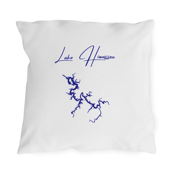 North  Carolina  Lake  Hiwassee  Outdoor  Pillow  front  position  view  from  front  18  x  18.webp