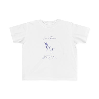 North  Carolina  Lake  Hiwassee  Toddler  T-shirt  front  position  view  from  front  white.webp