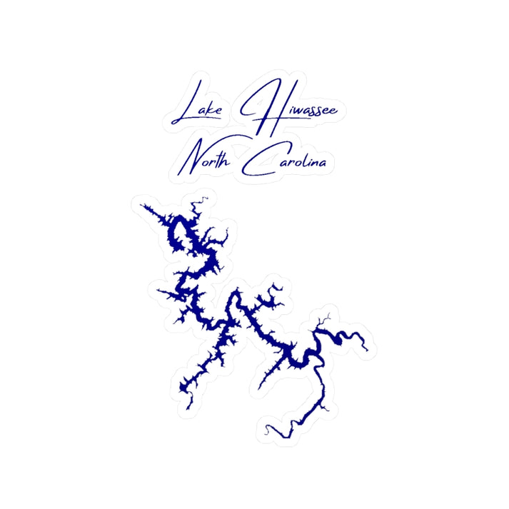 North  Carolina  Lake  Hiwassee  Vinyl  Decal  other  position  view  from  front  4  x  6.webp