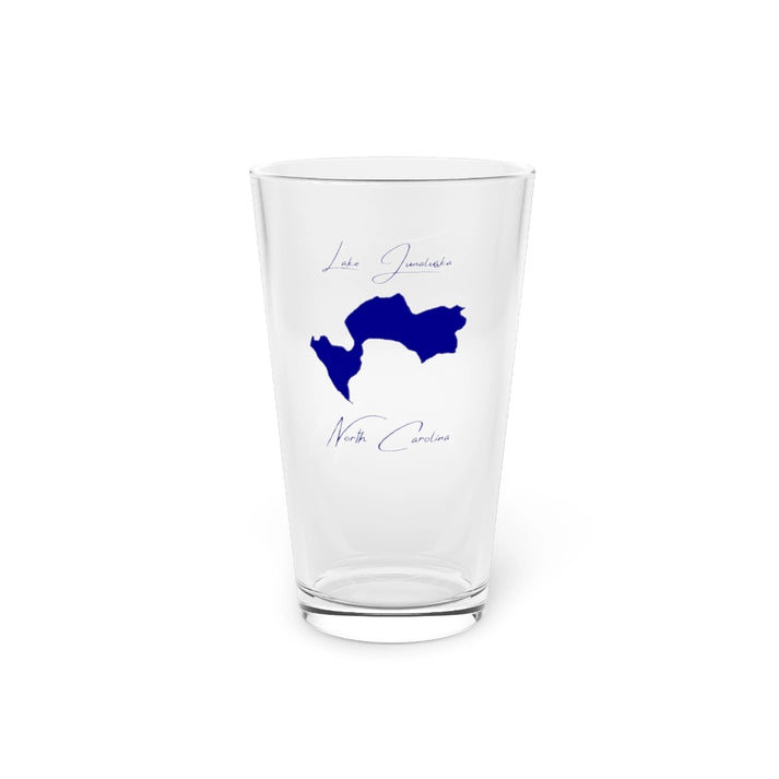 North  Carolina  Lake  Junaluska  16oz  Pint  Glass  front  position  view  from  front  16oz.webp