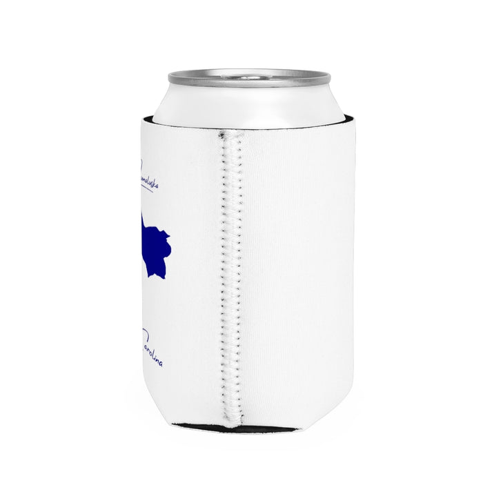 North  Carolina  Lake  Junaluska  Can  Koozie  all  position  view  from  right  white.webp