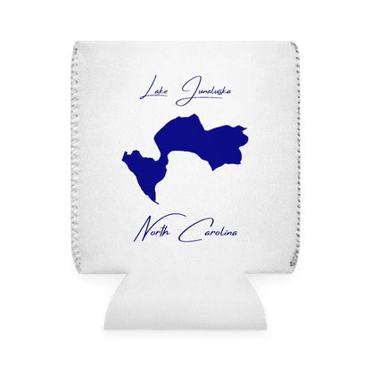 North  Carolina  Lake  Junaluska  Can  Koozie  front  position  view  from  front-1  white.webp
