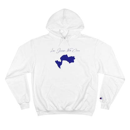 North  Carolina  Lake  Junaluska  Hoodie  front  position  view  from  front  white.webp