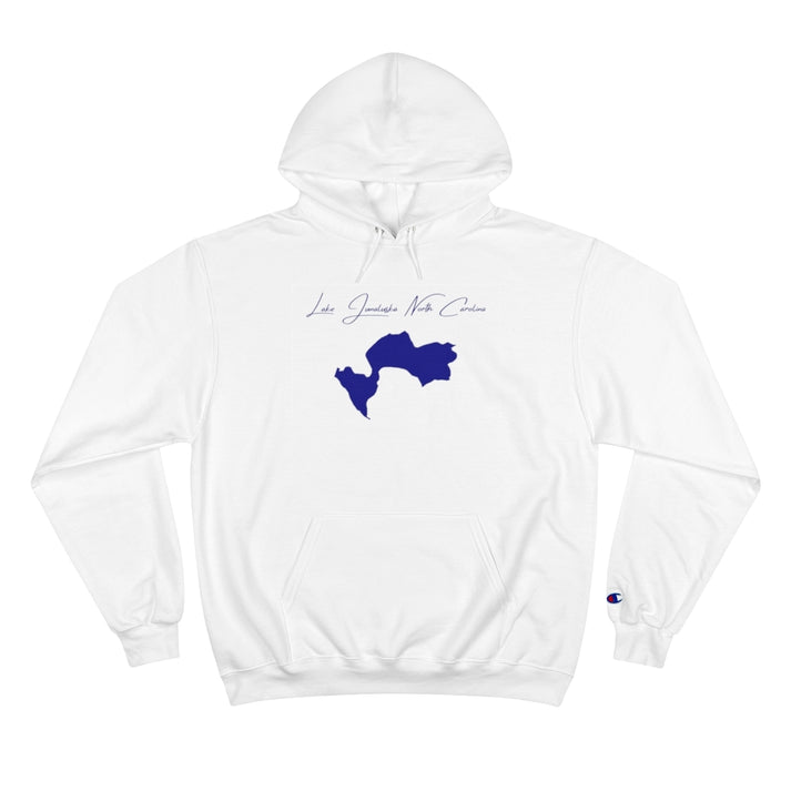 North  Carolina  Lake  Junaluska  Hoodie  front  position  view  from  front  white.webp