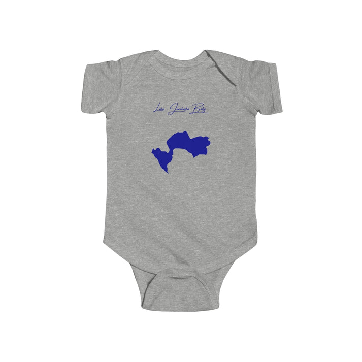 North  Carolina  Lake  Junaluska  Onesie  front  position  view  from  front  heather.webp