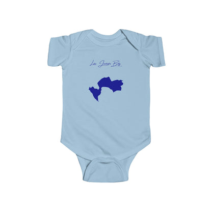 North  Carolina  Lake  Junaluska  Onesie  front  position  view  from  front  light  blue.webp