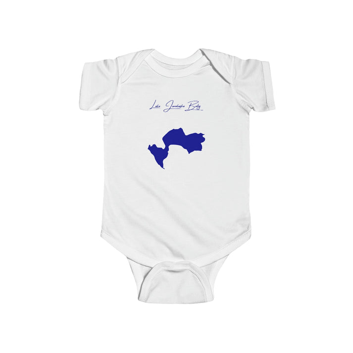 North  Carolina  Lake  Junaluska  Onesie  front  position  view  from  front  white.webp