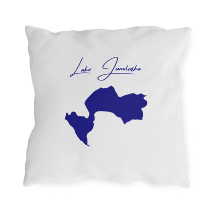 North  Carolina  Lake  Junaluska  Outdoor  Pillow  back  position  view  from  back  18  x  18.webp