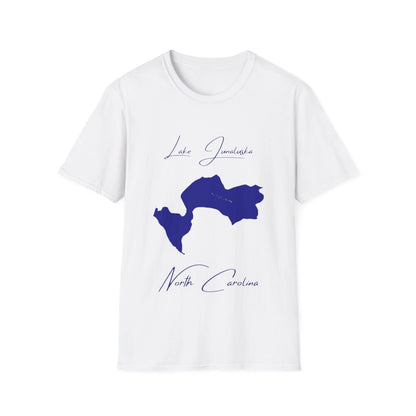 North  Carolina  Lake  Junaluska  T-shirt  front  position  view  from  front  white.webp