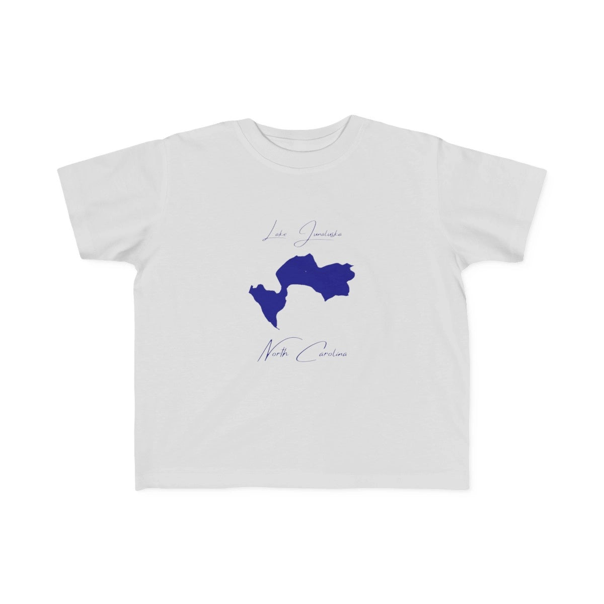North  Carolina  Lake  Junaluska  Toddler  T-shirt  front  position  view  from  front  silver.webp
