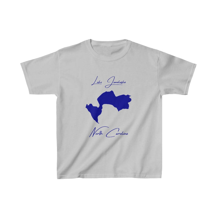 North  Carolina  Lake  Junaluska  Youth  T-shirt  front  position  view  from  front  sport  grey.webp