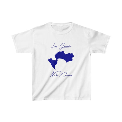 North  Carolina  Lake  Junaluska  Youth  T-shirt  front  position  view  from  front  white.webp