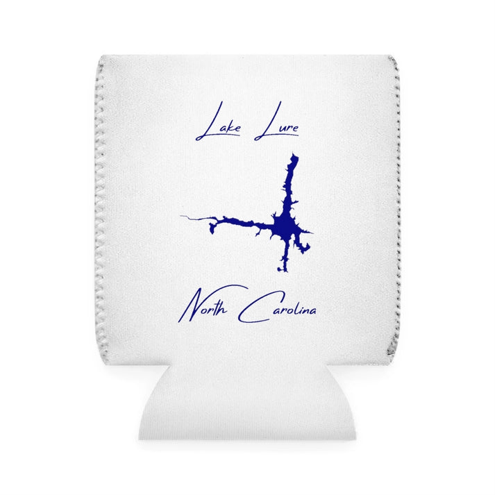 North  Carolina  Lake  Lure  Can  Koozie  front  position  view  from  front-1  white.webp