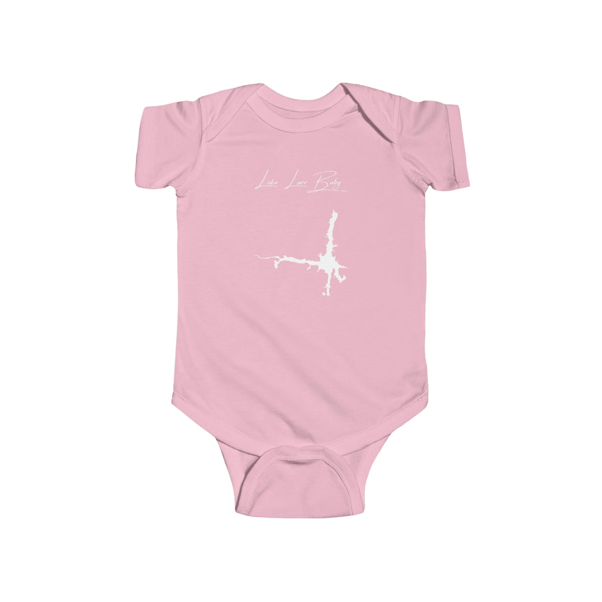 North  Carolina  Lake  Lure  Onesie  front  position  view  from  front  pink.webp