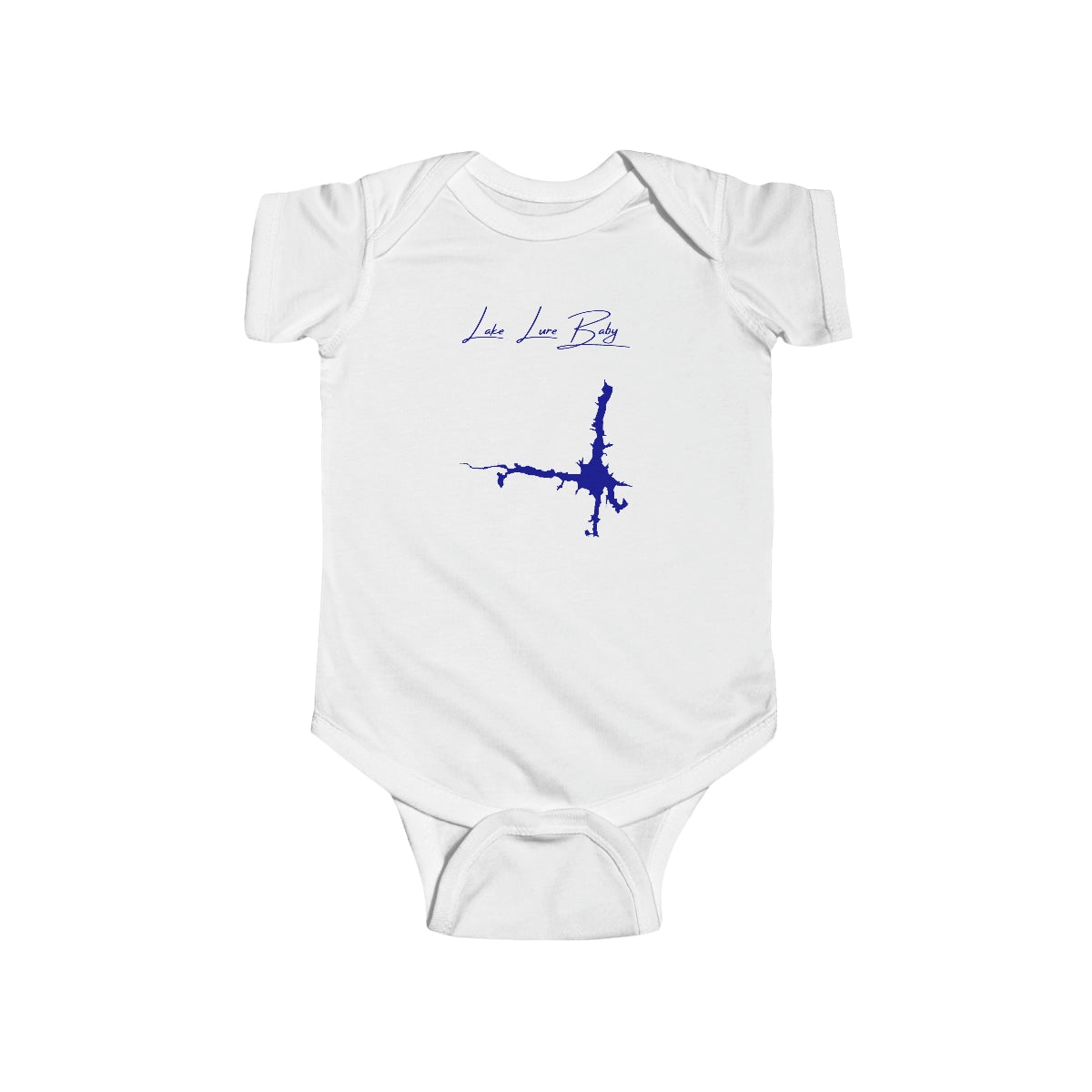 North  Carolina  Lake  Lure  Onesie  front  position  view  from  front  white.webp