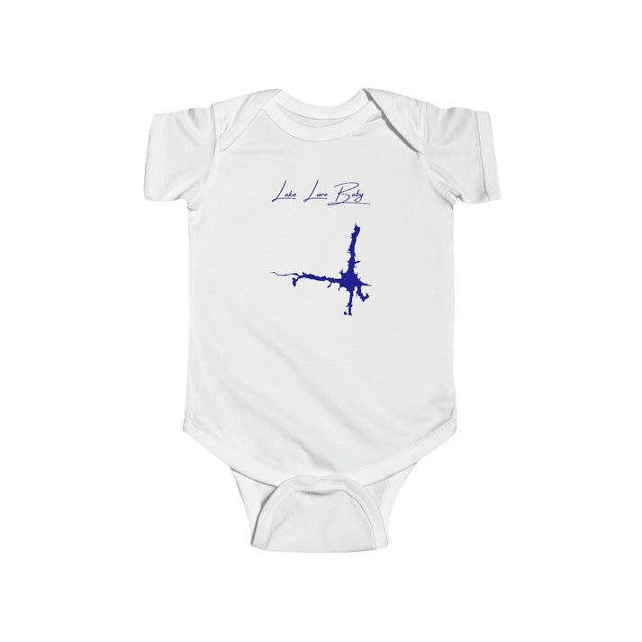 North  Carolina  Lake  Lure  Onesie  front  position  view  from  front  white.webp