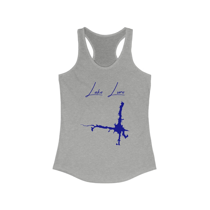 North  Carolina  Lake  Lure  Racerback-Tank  front  position  view  from  front  heather  grey.webp