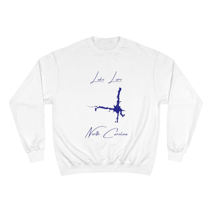 North  Carolina  Lake  Lure  Sweatshirt  front  position  view  from  front  white.webp
