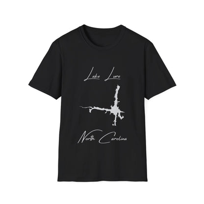 North  Carolina  Lake  Lure  T-shirt  front  position  view  from  front  black.webp