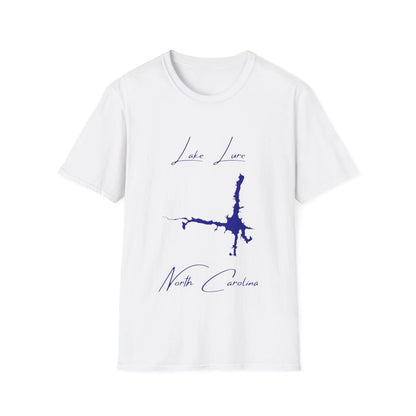 North  Carolina  Lake  Lure  T-shirt  front  position  view  from  front  white.webp