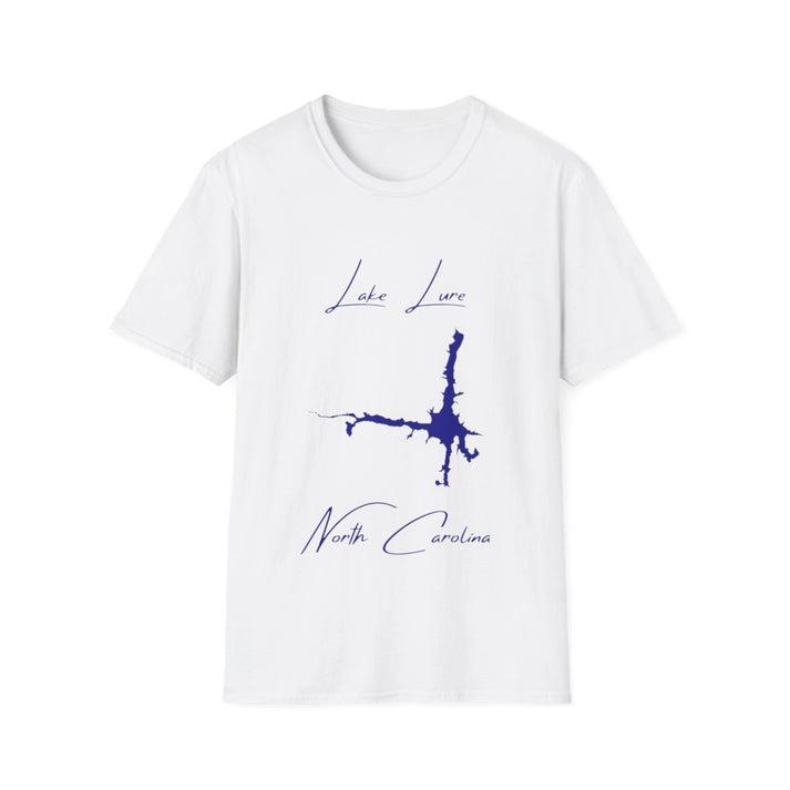 North  Carolina  Lake  Lure  T-shirt  front  position  view  from  front  white.webp