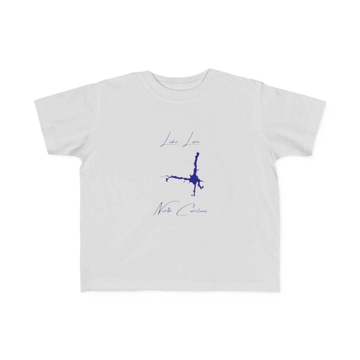 North  Carolina  Lake  Lure  Toddler  T-shirt  front  position  view  from  front  silver.webp