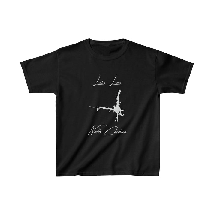 North  Carolina  Lake  Lure  Youth  T-shirt  front  position  view  from  front  black.webp