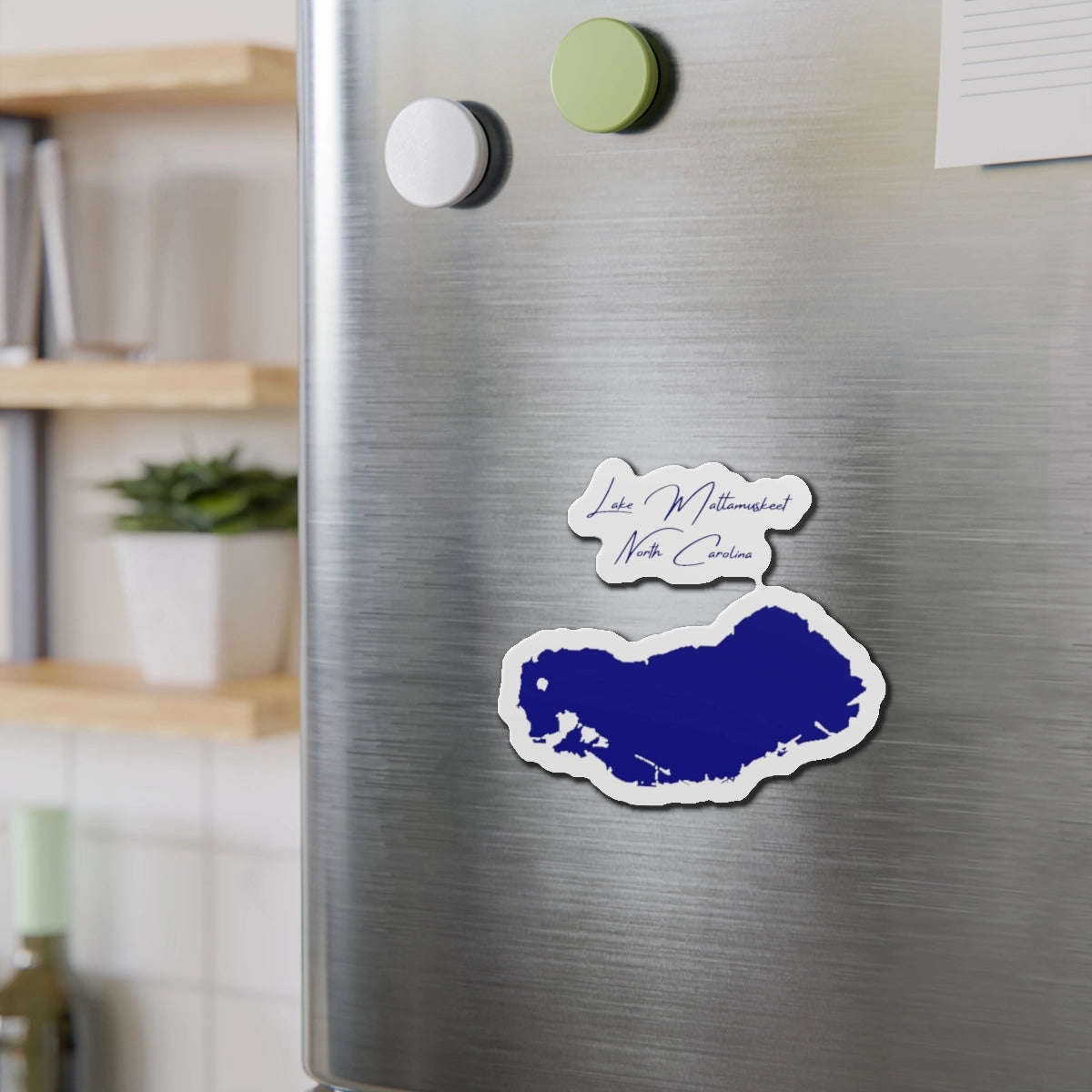 North  Carolina  Lake  Mattamuskeet  Die  Cut  Magnet  front  position  view  from  context-2  4  x  4.webp